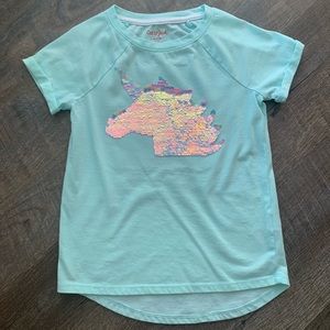 🦄 Cat & Jack Unicorn Flip Shirt